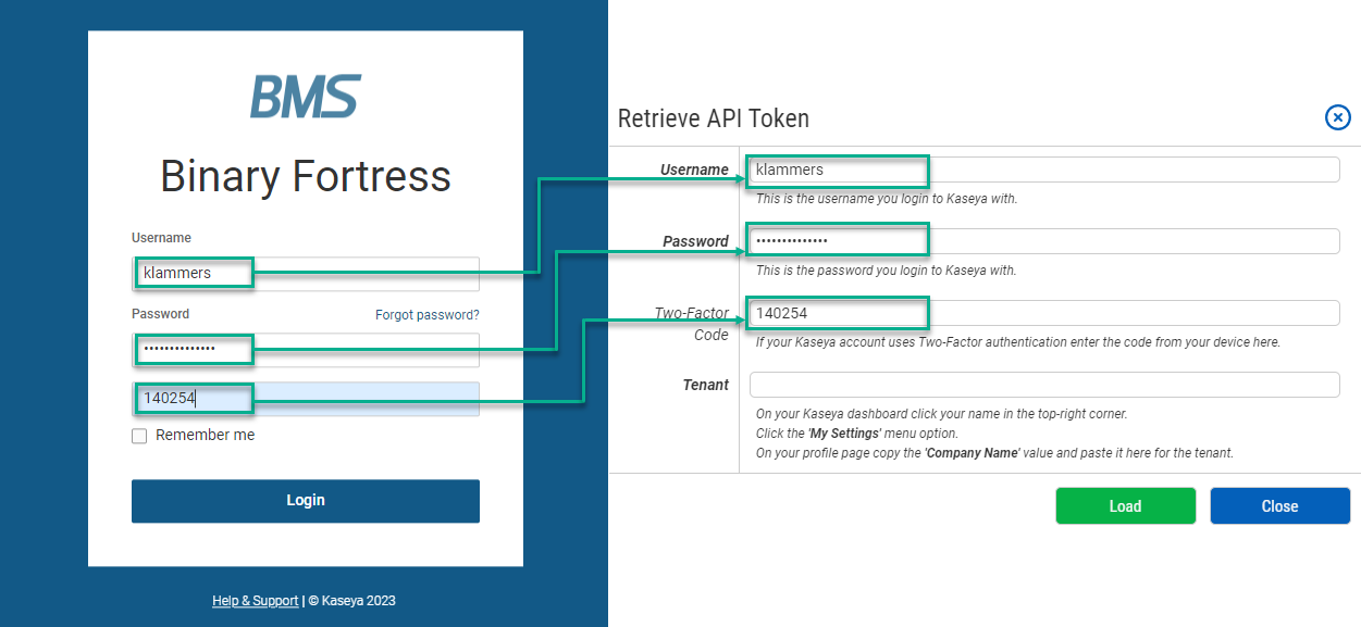 Kaseya BMS Integration • Help Guide • CheckCentral by Binary Fortress
